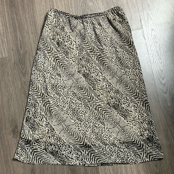 Vintage Carroll Reed Printed  Skirt - Picture 1 of 7
